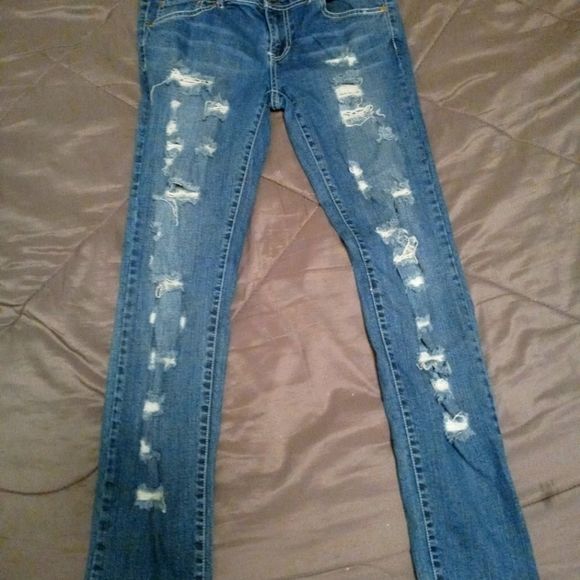 Super Shredded Skinnier Jeans - Picture 1 of 8